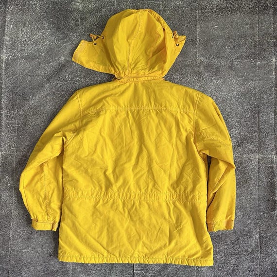 Women's Vintage 90's L.L Bean Yellow Purple Fleece Lined Warm up