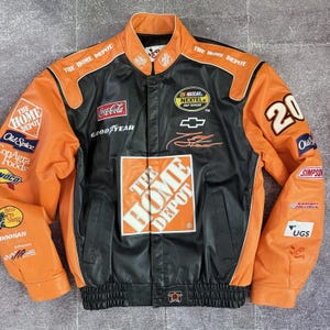 Tony Stewart Leather Jacket - Etsy