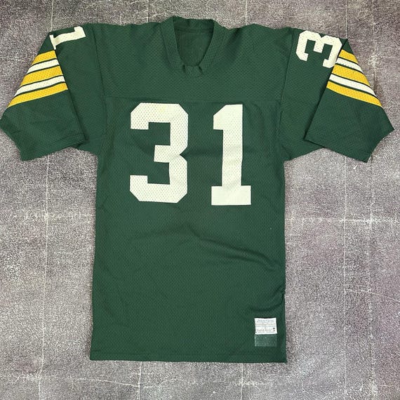 Men's Vintage 80's Sand Knit Green Bay Packers Gerry Ellis Jim