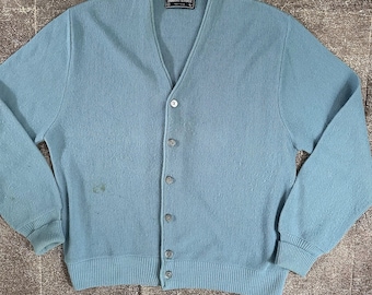 Vintage 1960s Arnold Palmer Alpaca Wool Cardigan, Robert Bruce