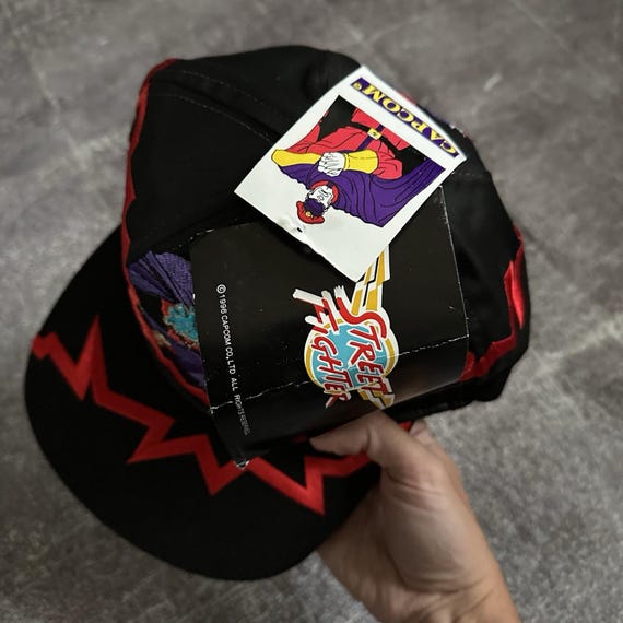 NWT Men's Vintage 90's Capcom Street Fighter 2 M Bison Jagged Edge