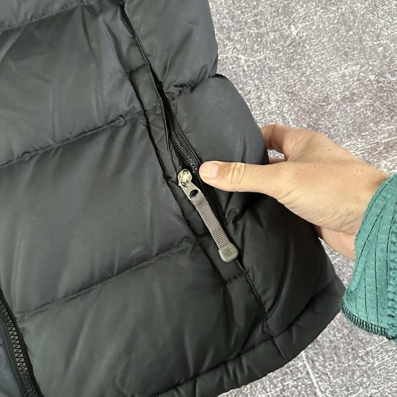 Women's Vintage Y2K the North Face Nuptse 700 Down Black Puffer