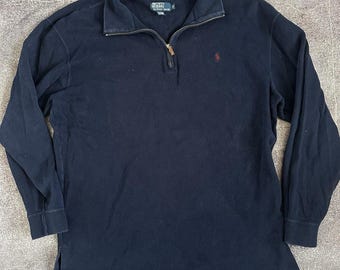Vintage Polo Ralph Lauren Big Pony Zip Jacket France 1934 Logo
