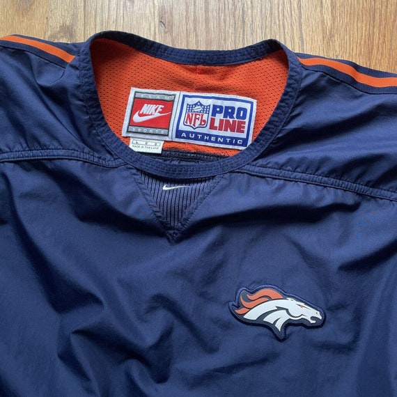 Mens Vintage Nike Pro Line Denver Broncos Mini Ce… - image 2