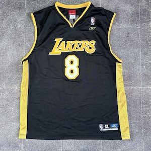 Mens Vintage Y2K Reebok Los Angeles Lakers Kobe Bryant Black