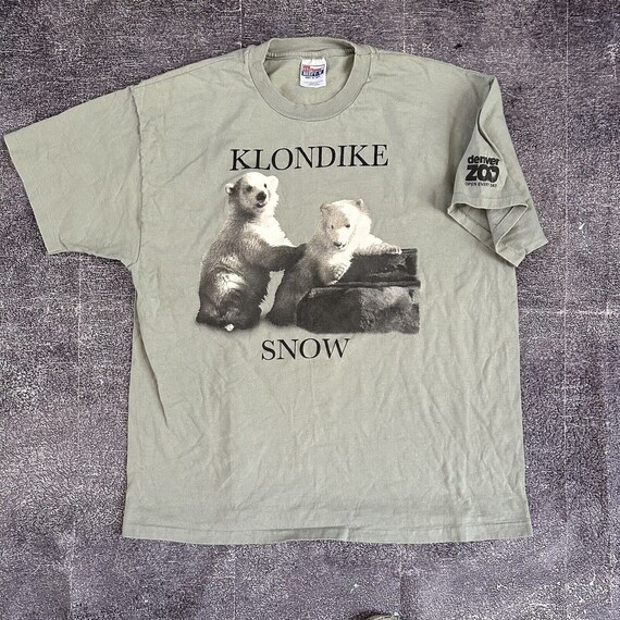 メンズ ビンテージ デンバー動物園 クロンダイクと雪 シロクマ  