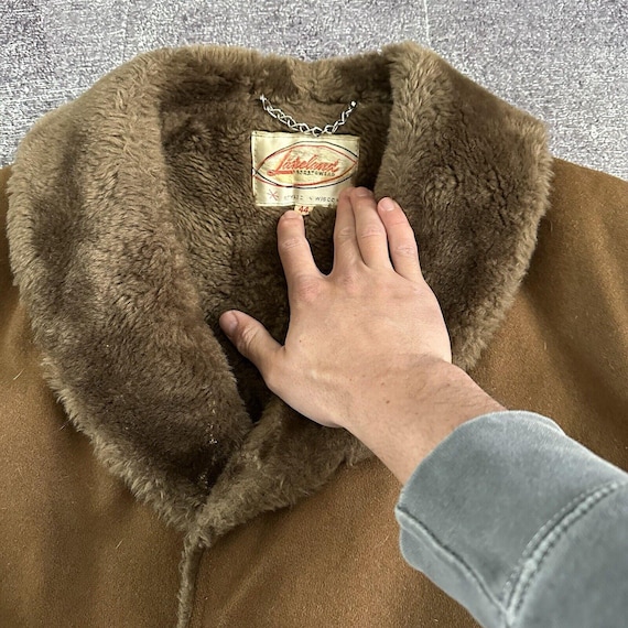 Men's Vintage 70's Lakeland Sportswear Brown Wool… - image 3
