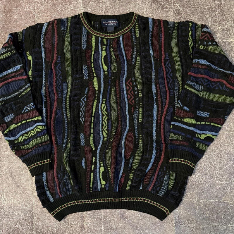 Coogi Sweater - Etsy New Zealand