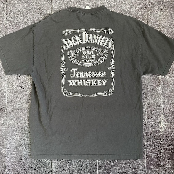 Men's Vintage Y2K Wrangler X Jack Daniels Old No 7 Brand Whiskey T