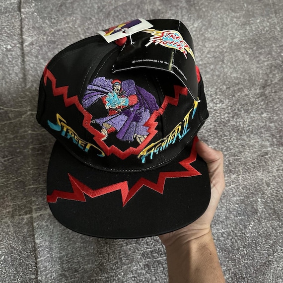 NWT Men's Vintage 90's Capcom Street Fighter 2 M Bison Jagged Edge