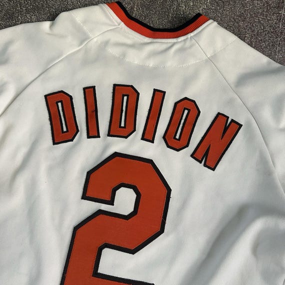 Men's Vintage 80's Medalist Sand Knit Baltimore Orioles Pro Cut