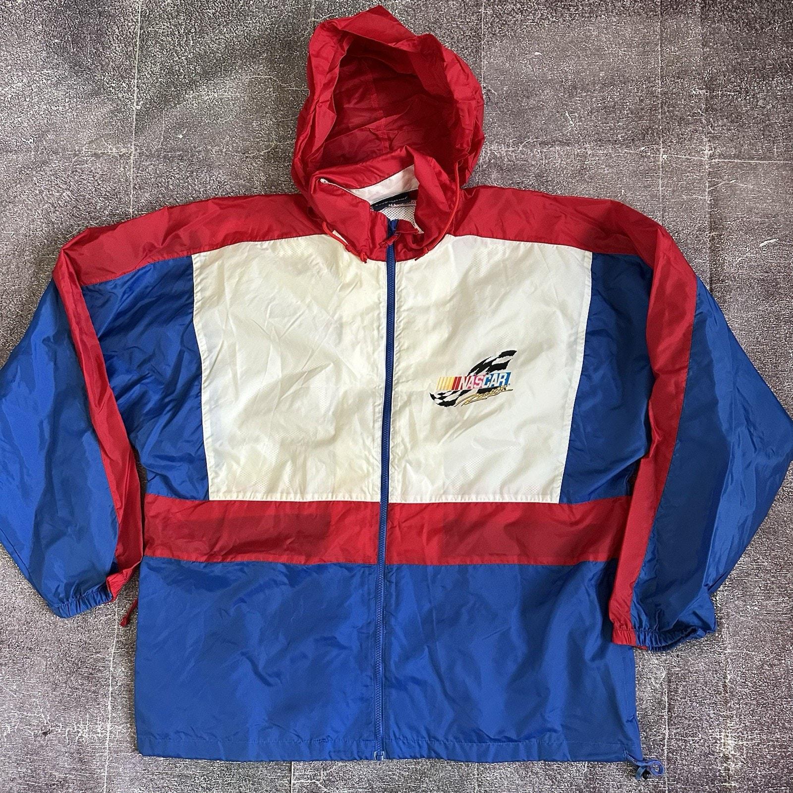 Men's Vintage 90's Swingster NASCAR Racing Color Block Windbreaker