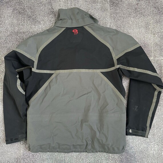 Mens Vintage Mountain Hardwear Conduit Softshell Gray Black Ski