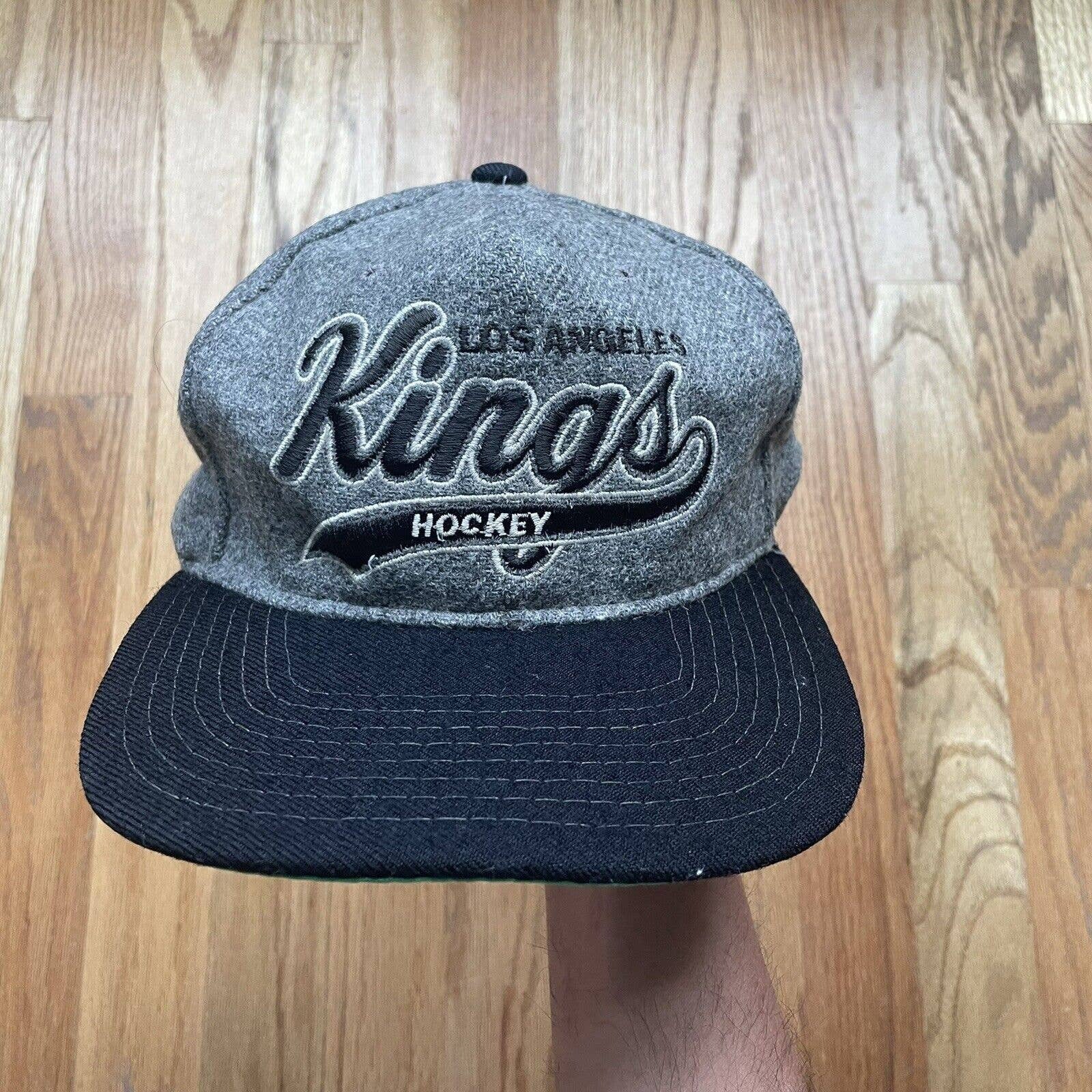 Mitchell & Ness Los Angeles Kings STA3 Wool Snapback Cap Silver/Black