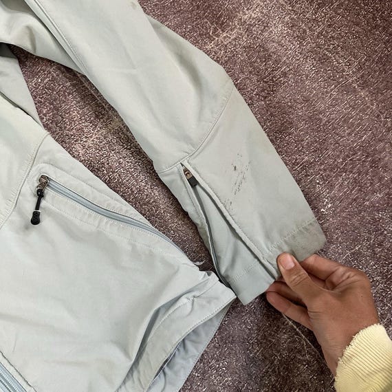 Women's Vintage Y2K Patagonia Thin Ice Blue Integral Zip Soft