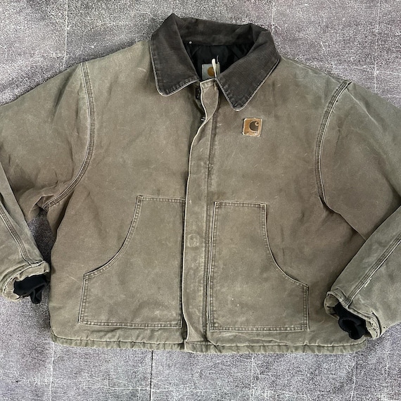 Men's Vintage 90's Carhartt J22 Chocolate Brown Sandstone