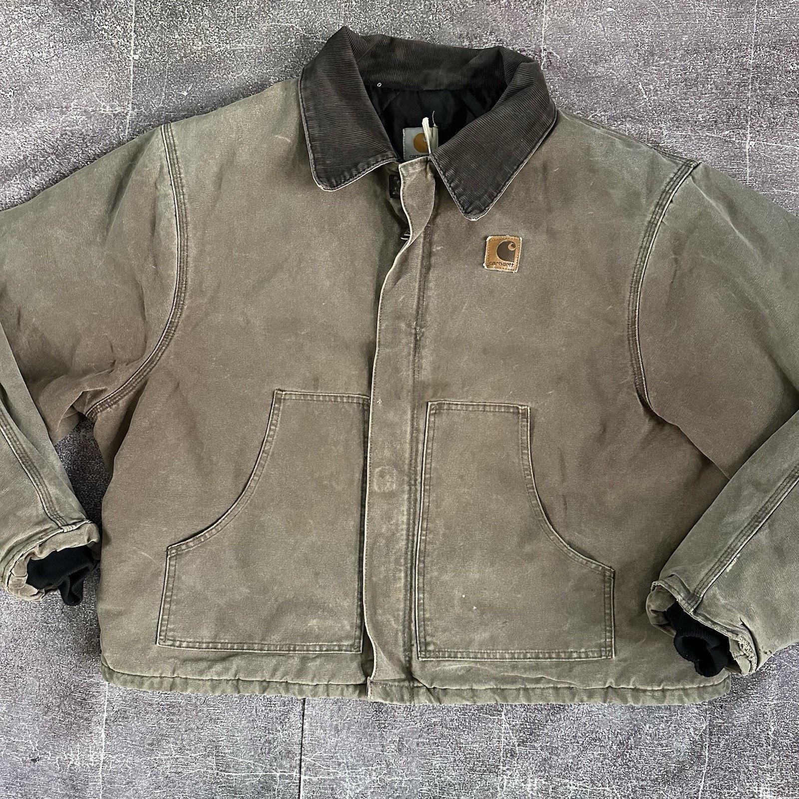 Men's Vintage 90's Carhartt J22 Chocolate Brown Sandstone