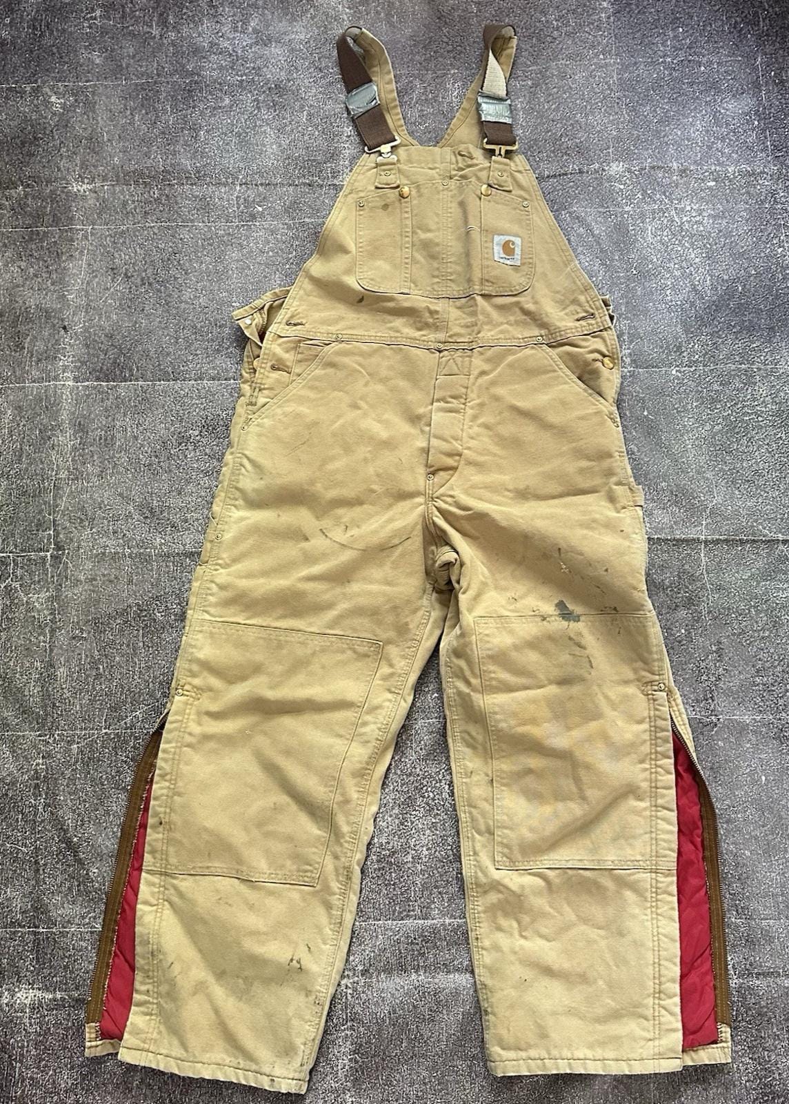Loose Fit Firm Duck Double-Front Utility Work Pant