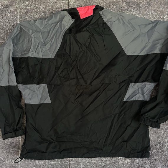 Men's Vintage Nike Gray Tag Black Gray Pink Color Block