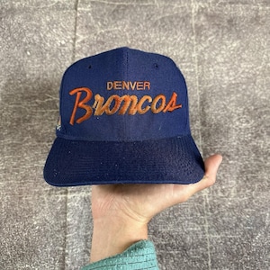 Men's Vintage 90's Sports Specialties Denver Broncos Wool Script Snapback Hat