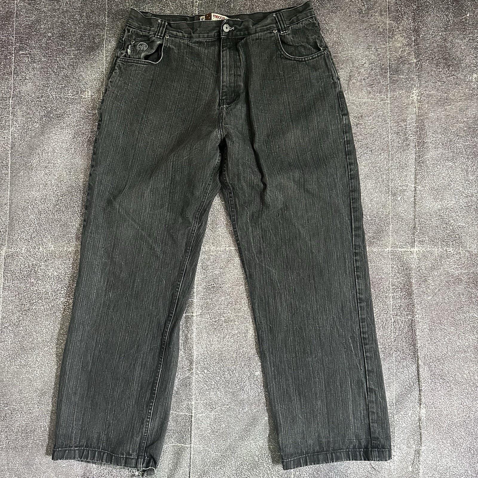 Baggy Vintage Black Jeans - Etsy