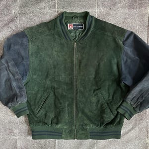 90s Suede Jacket - Etsy