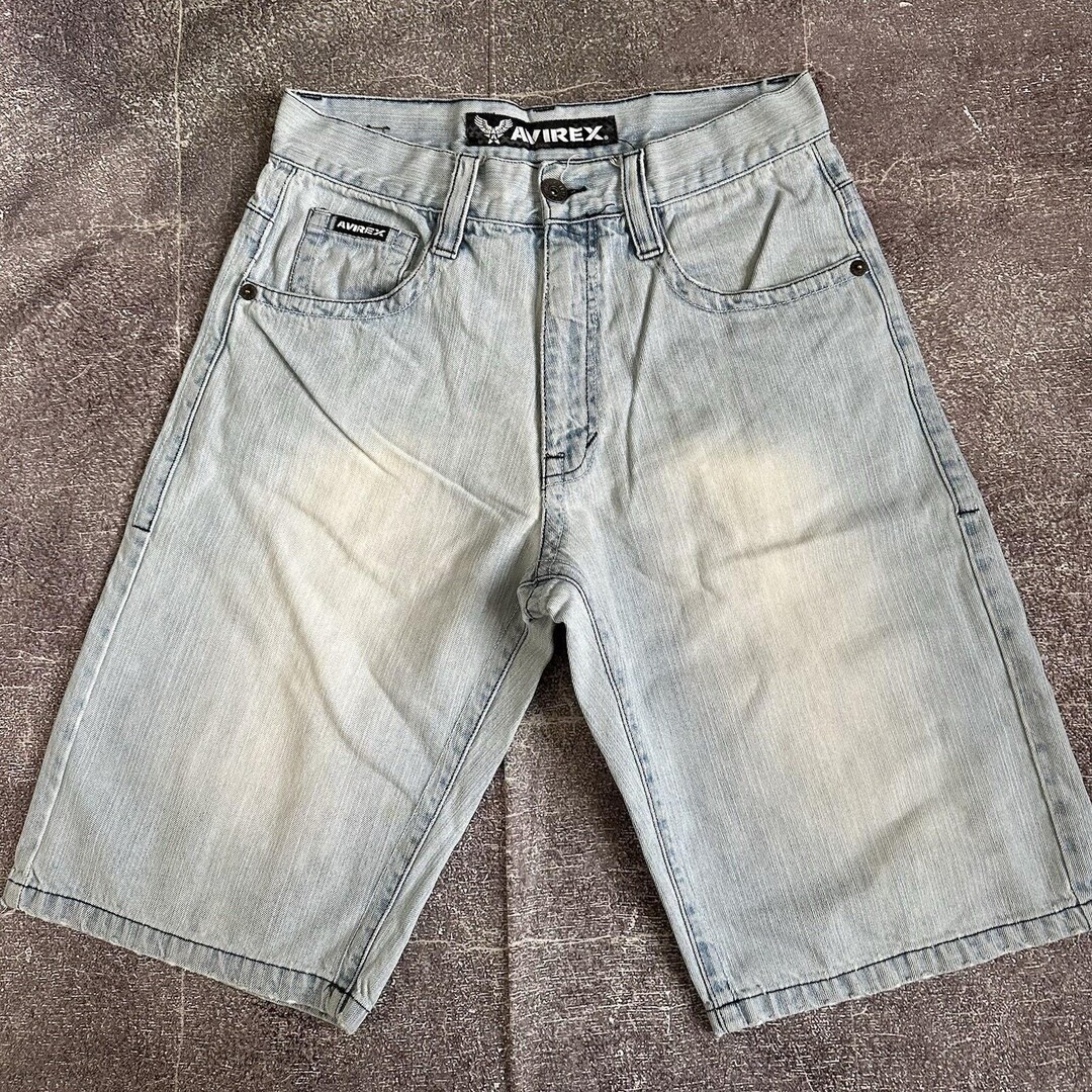 Mens Vintage Y2K Avirex Light Blue 14