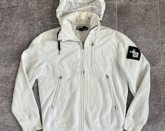 メンズ ヴィンテージ 90年代 ポロ ラルフローレン セーリング ホワイト ジップアップ フーディー スウェットシャツ サイズS