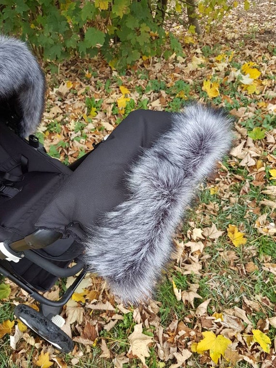 Handmuff Silver sross Bugaboo gloves warmer for pushchair pram Quinny Icandy