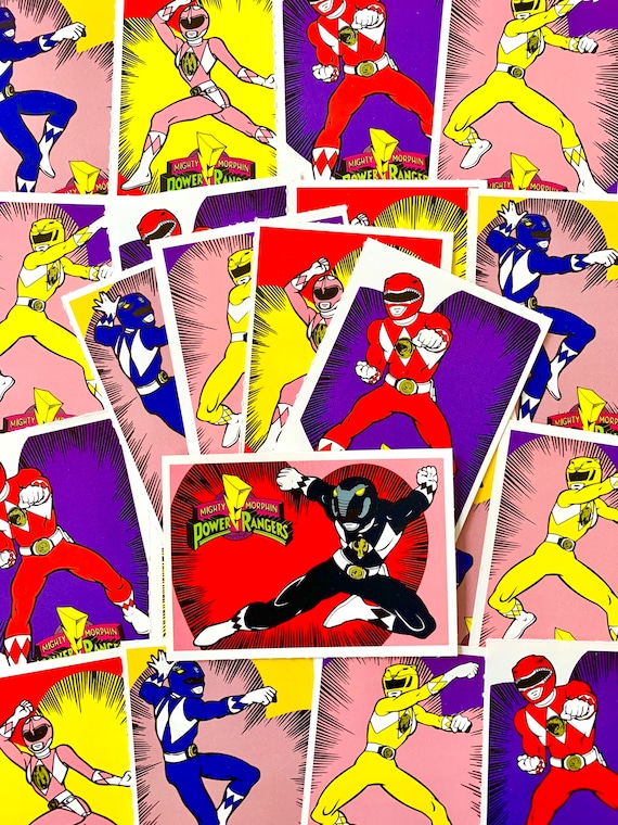 90s Power Rangers Valentines Day Card Packs | Etsy