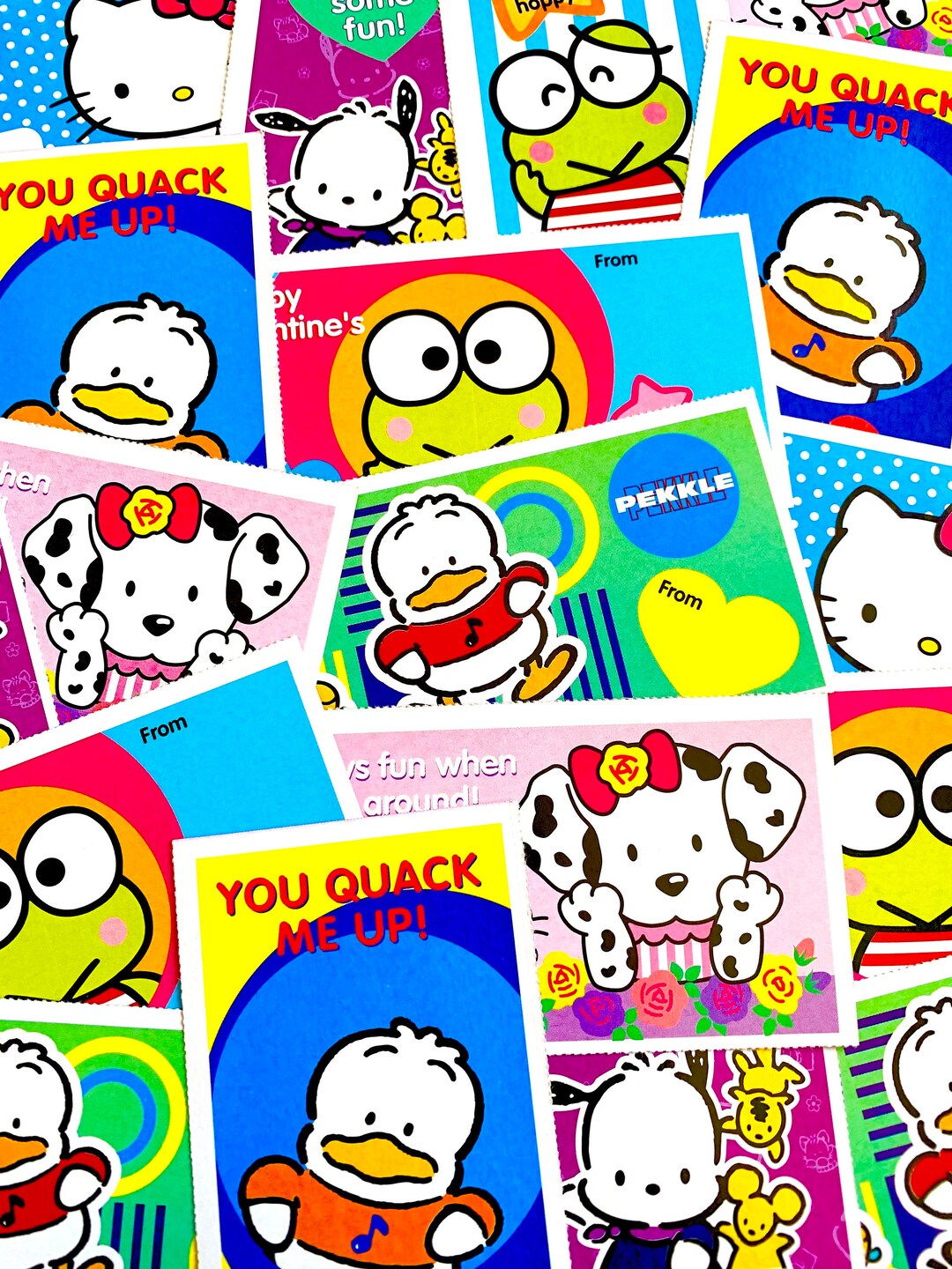 Mystery Sanrio Valentines Day Card Packs 5 Cards - Etsy