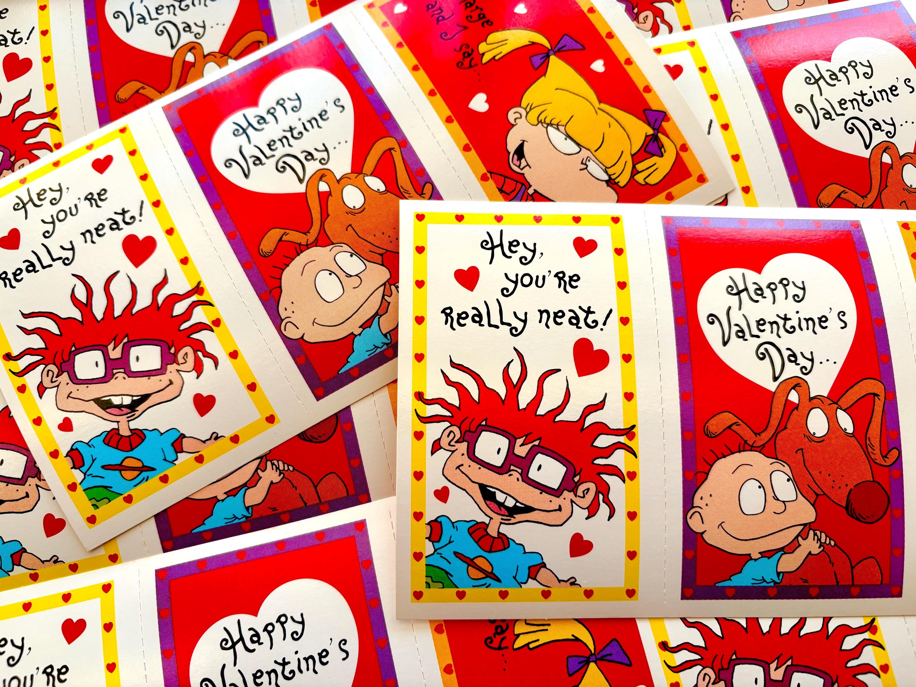 専用☆当時物USAヴィンテージカード フラワー他⑤＆アニマル⑩＆アールデコ①② 1990's Rugrats Valentines Day Card Packs - 3 Cards - Etsy