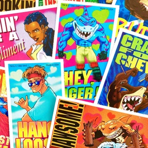 90’s Mystery Street Sharks Valentine’s Day Card Packs