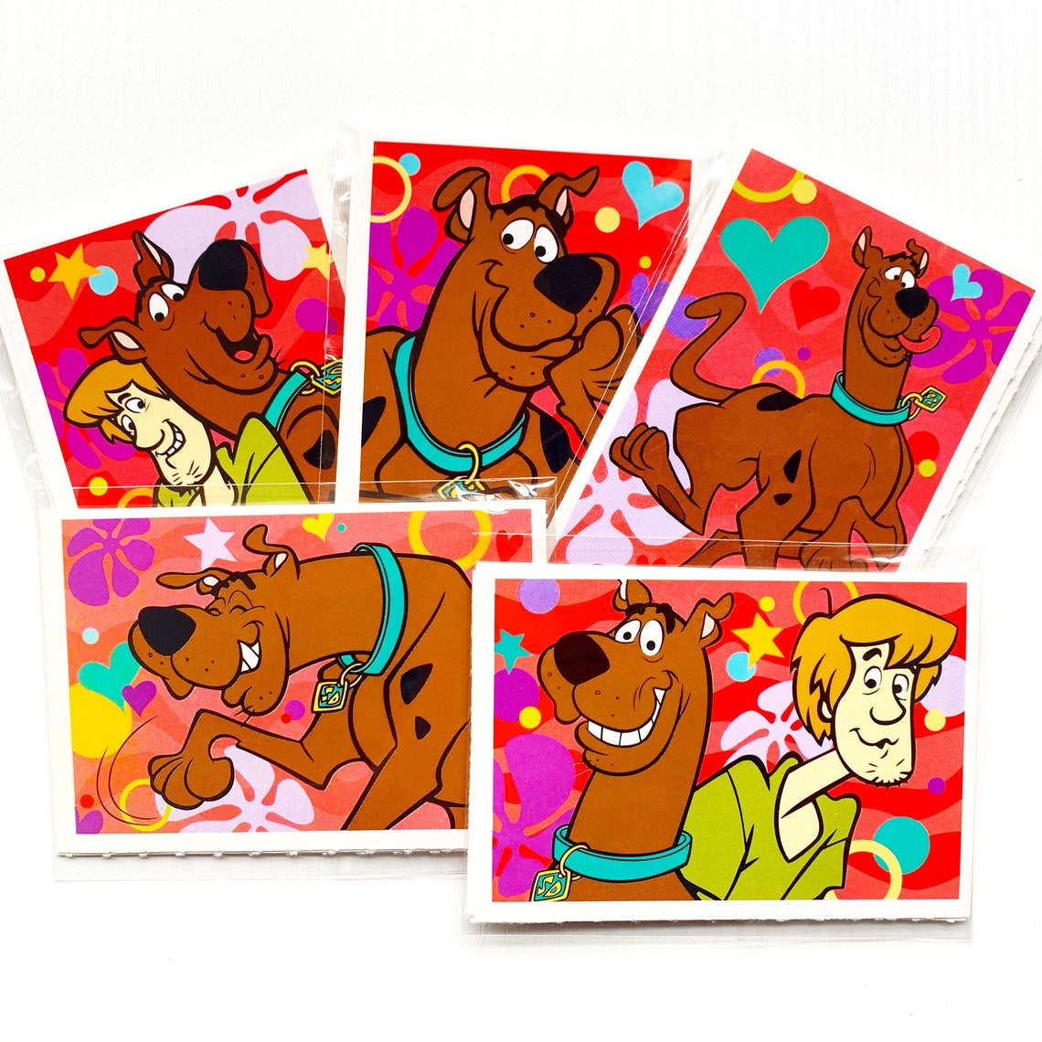90s Rare ScoobyDoo Valentines Day Card Packs Etsy