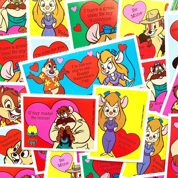 80’s Mystery Rescue Rangers Valentine’s Day Card Packs - 5 Cards