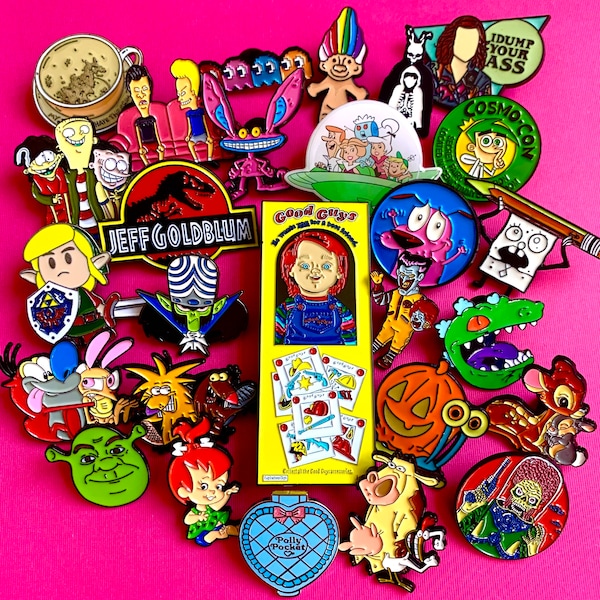 Nostalgia Pins - Your Choice of 1 Pin