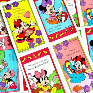 90’s Mystery Minnie Valentine’s Day Card Packs - 5 Cards