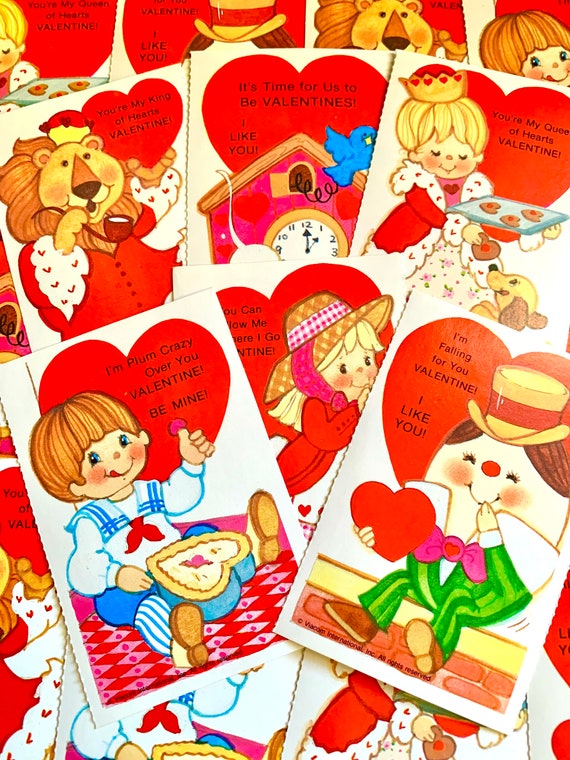 80s Nursery Rhymes Valentines Day Card Sets -  Canada
