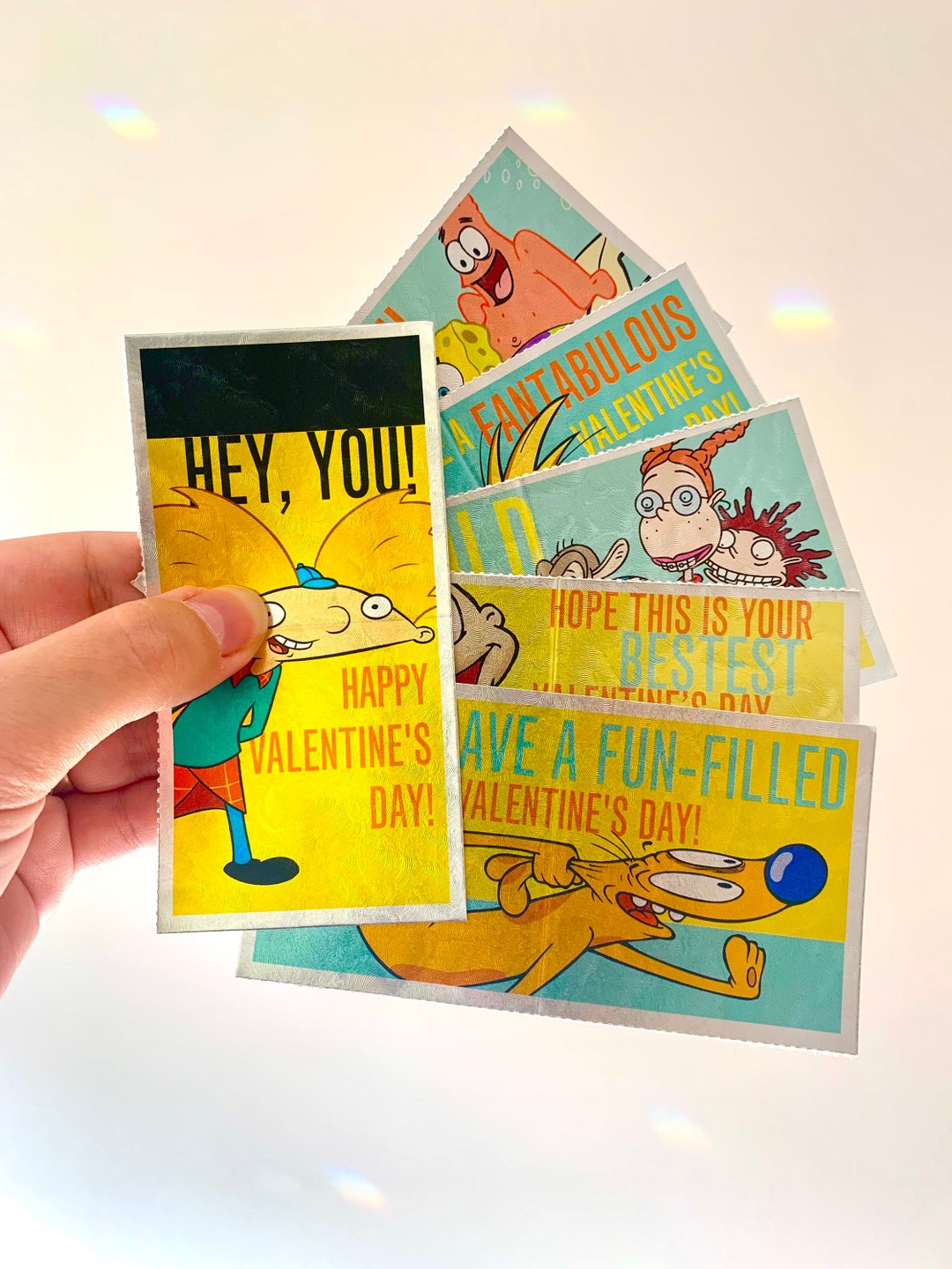 Rare Mystery Foil Nickelodeon Valentines Day Card Packs - Etsy