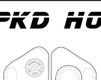 Patrón digital de funda para bláster PKD (solo patrón)