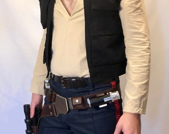 Smuggler Combo -  Shirt Vest and Trousers (Han Solo Inspired Costume)