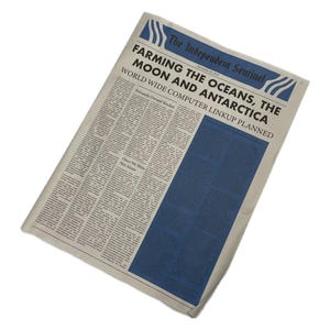 Blade Runner Rick Deckard Newspaper Prop