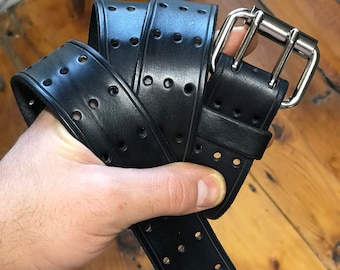 Ceinture de contrebande en cuir pleine fleur