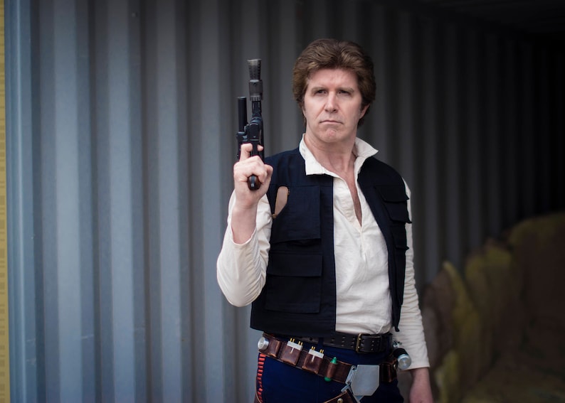 Han Solo ANH Inspired Smuggler Shirt Cosplay Costume Etsy