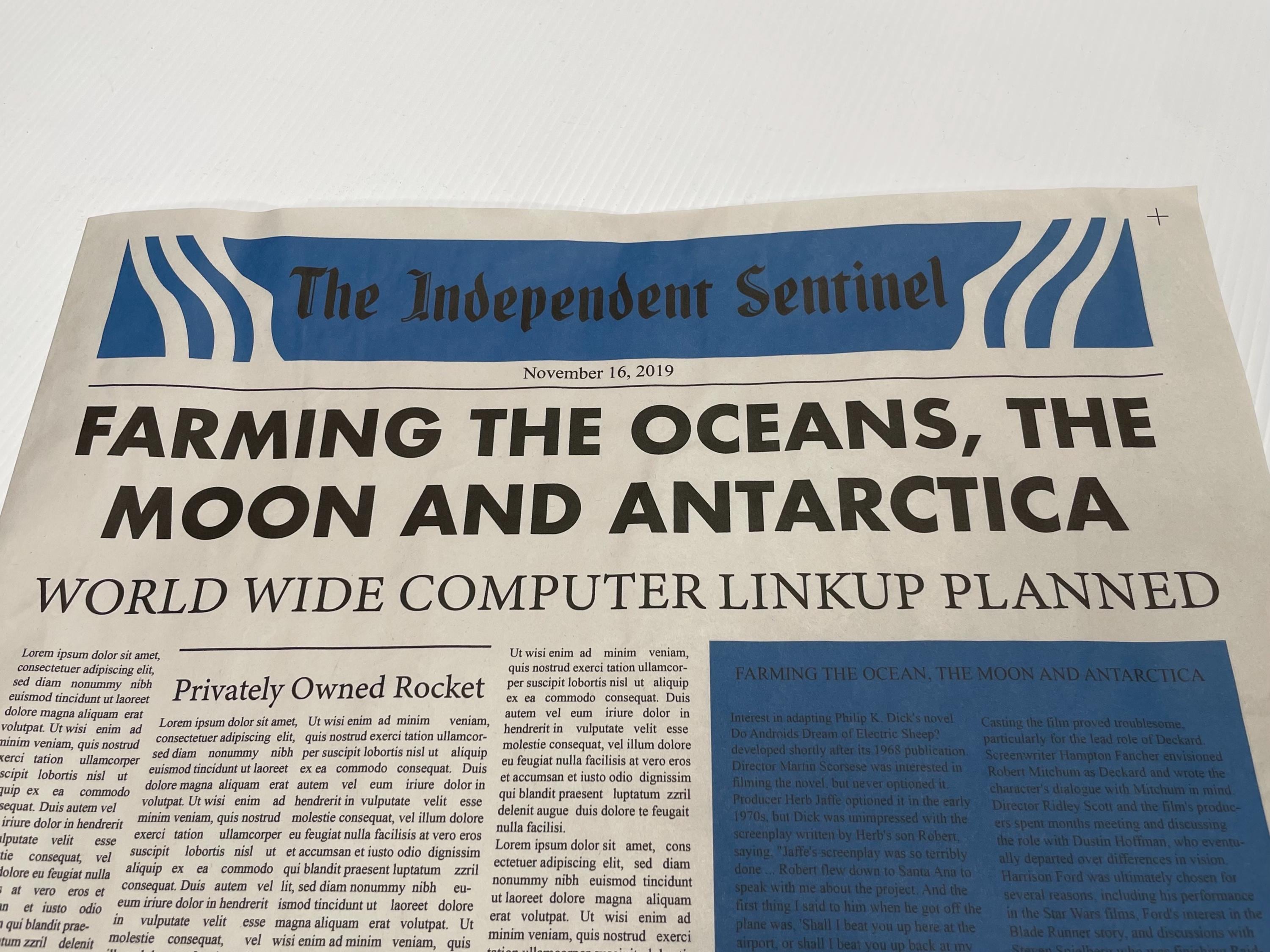 ブレードランナー リック・デッカード 新聞小道具 - Etsy 日本