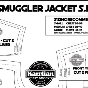 80 Smuggler Jacket Sewing Guide - Cosplay Jacket