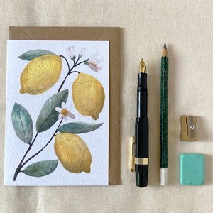 Biglietto d'auguri, 'Ramo di limone'