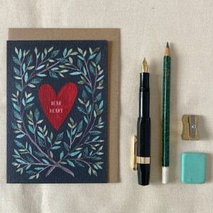 Biglietto di auguri, "Caro cuore"