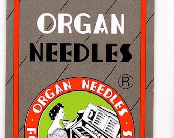 10 Pk. Organ Universal Sewing Machine Needles, Home Sewing Needles, Size 10, 11, 16