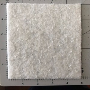 Set of 50 ~ 5" Precut Quilt Batting Squares, Rag Quilts, Hobbs Heirloom Batting